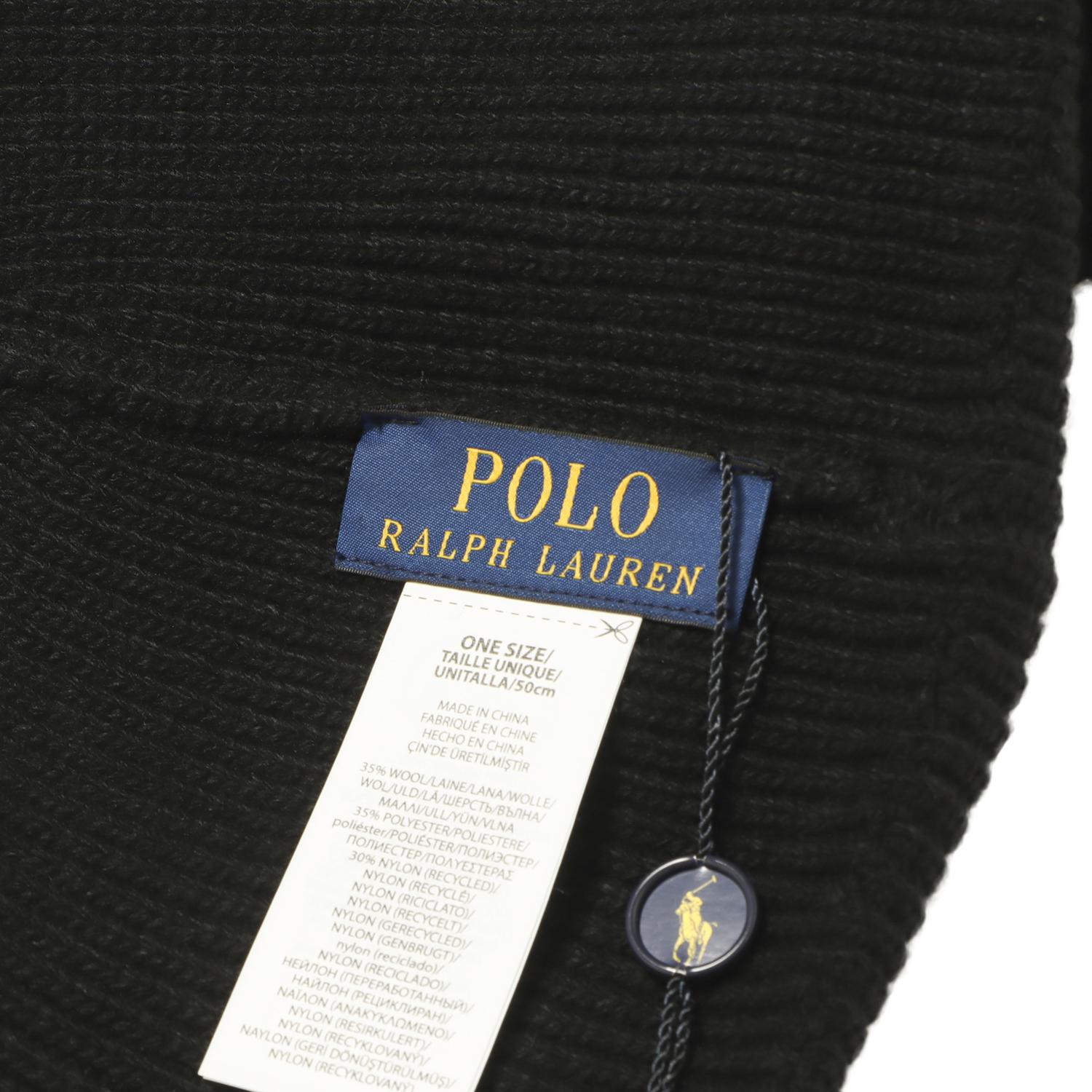  POLO RALPH LAUREN SOLID DENIM BEAR BEANIE画像4