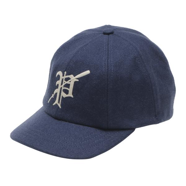 POLO RALPH LAUREN ウール グラフィック クリケット キャップ ブルー S,M