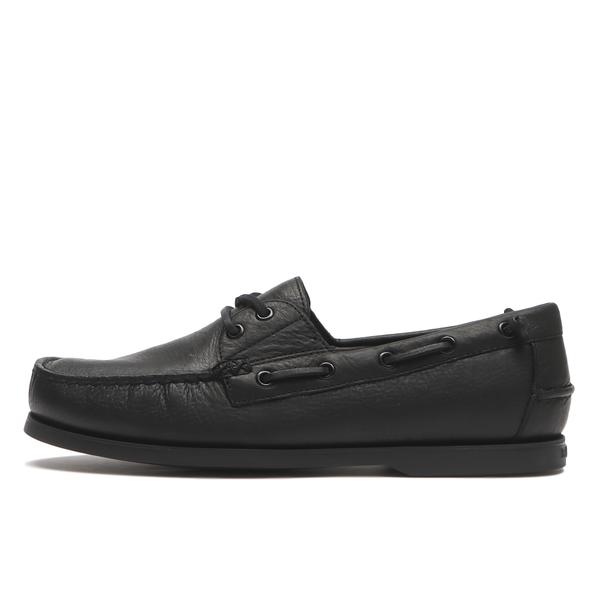 POLO RALPH LAUREN マートン ボートシューズ トリプルブラック ブラック 25.5cm