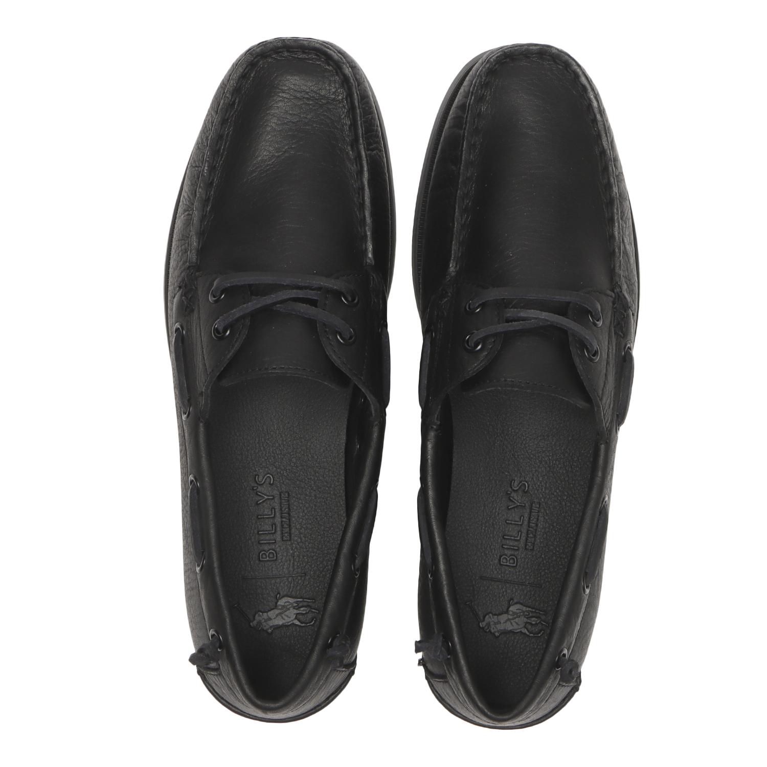  POLO RALPH LAUREN MERTON BOAT TRIPLE BLACK画像3