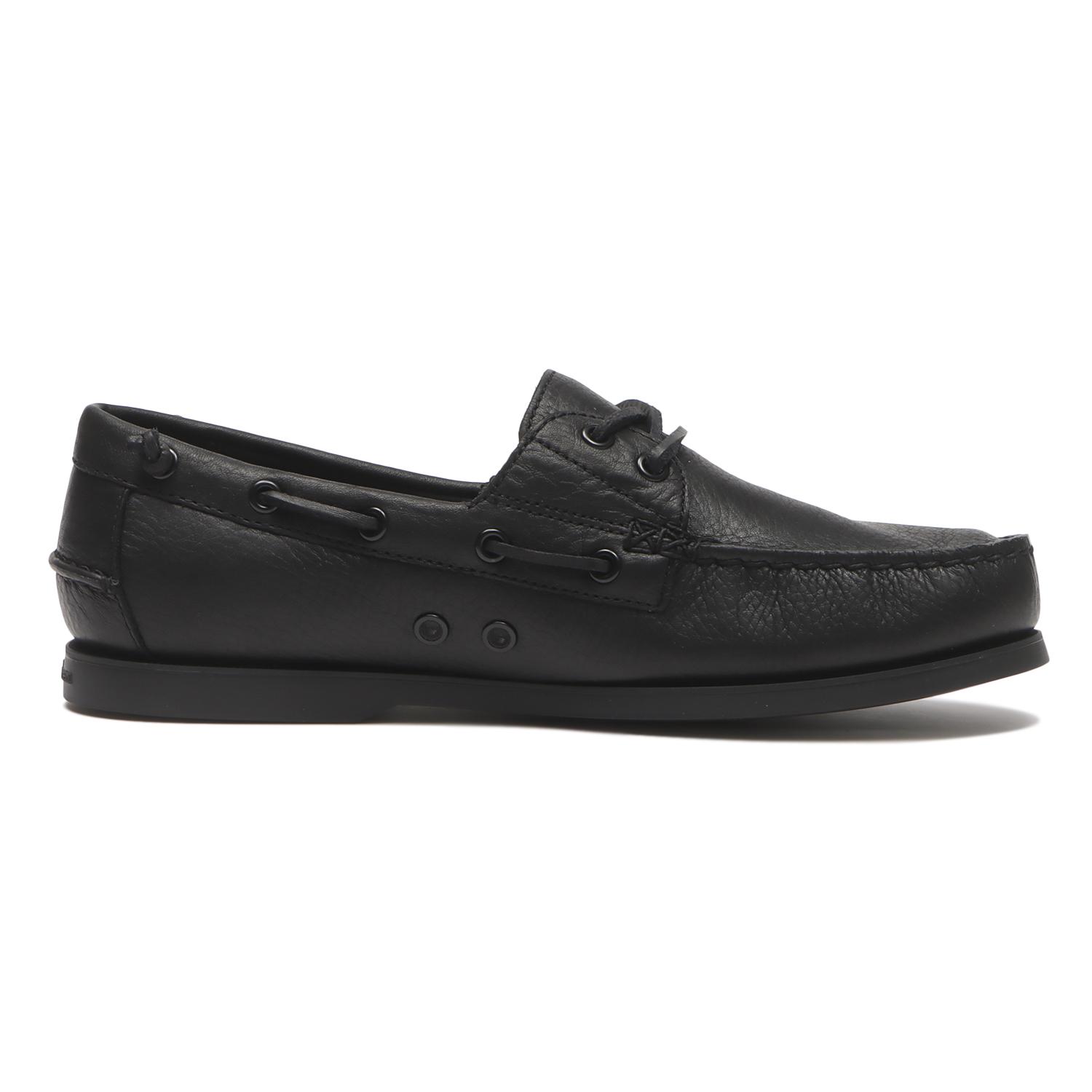  POLO RALPH LAUREN MERTON BOAT TRIPLE BLACK画像5
