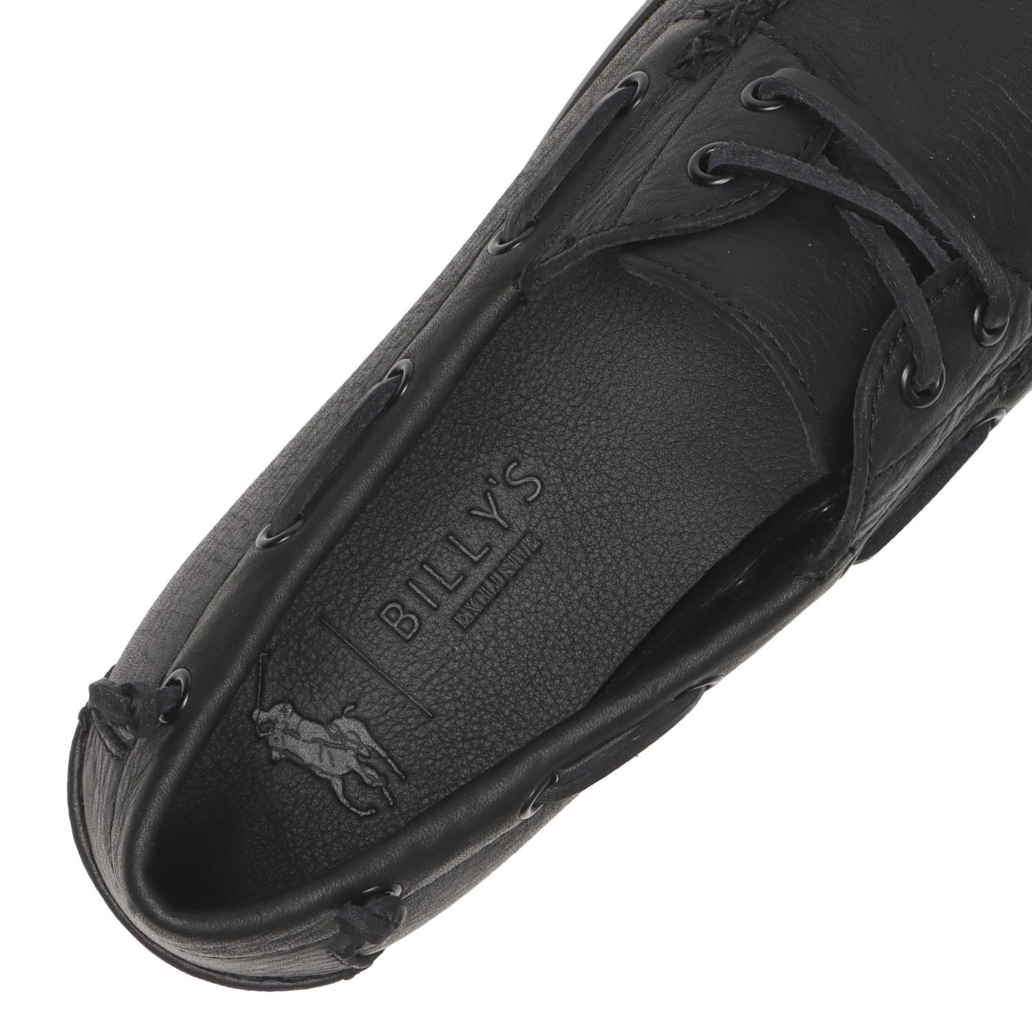  POLO RALPH LAUREN MERTON BOAT TRIPLE BLACK画像7