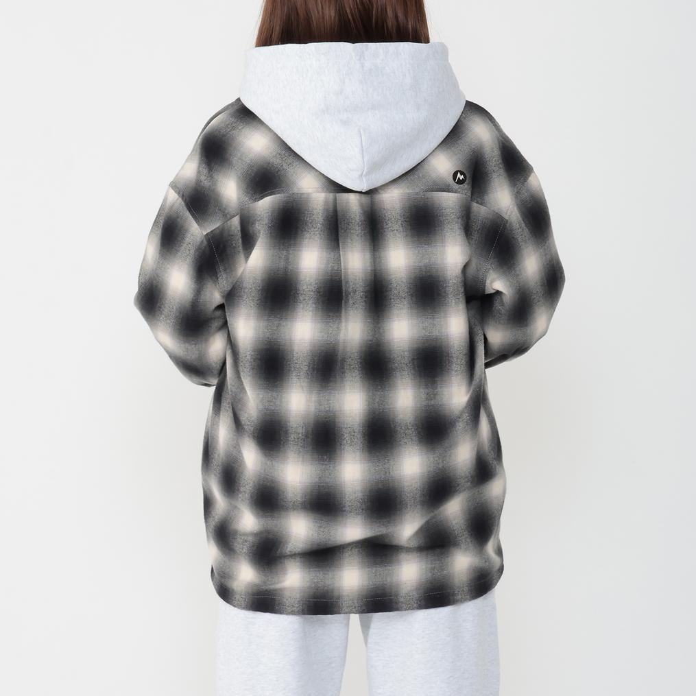 モデル：161cm / 着用サイズ：M MARMOT MARMOT Over Hand Shirts画像3