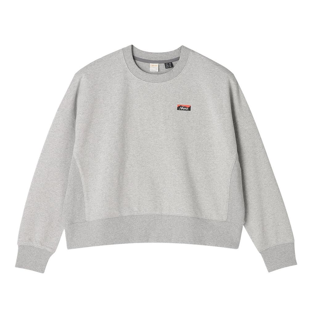  NANGA NANGA W's Eco Hybrid Sweat Shirts Crew OSHMAN'S SMU画像1