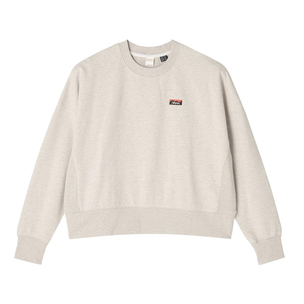  NANGA NANGA W's Eco Hybrid Sweat Shirts Crew OSHMAN'S SMU画像1