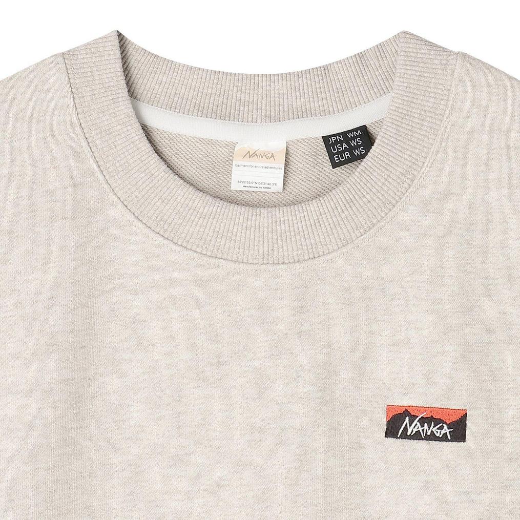  NANGA NANGA W's Eco Hybrid Sweat Shirts Crew OSHMAN'S SMU画像7