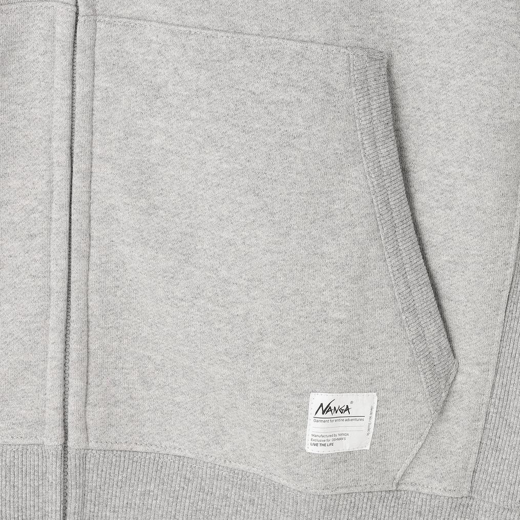  NANGA NANGA W's Eco Hybrid Sweat Shirts Hoodie OSHMAN'S SMU画像4