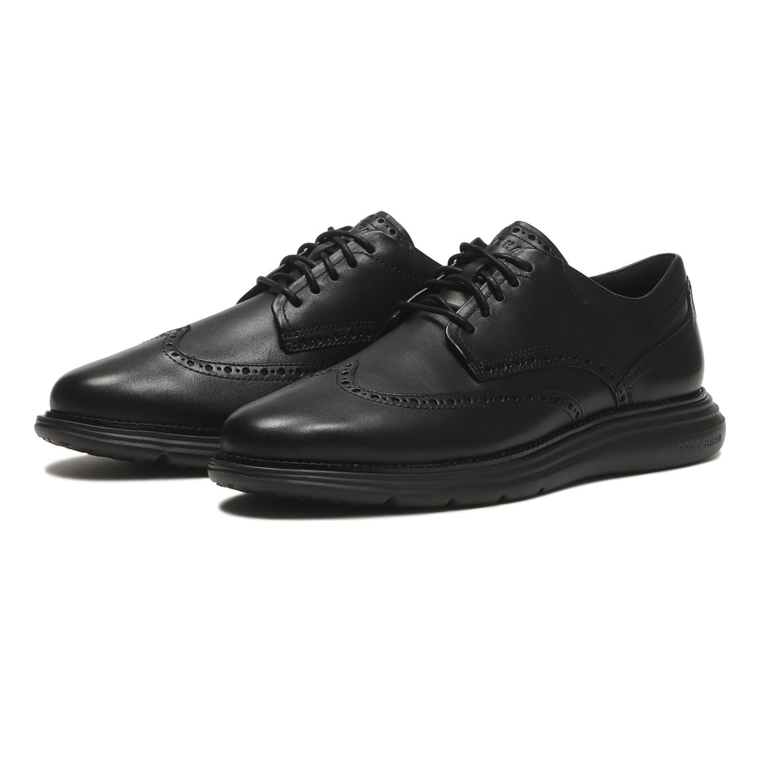 コールハーン　ブラック　27cm COLE HAAN コール ハーン GRAND+ WINGTIP OXFORD グランドプラス