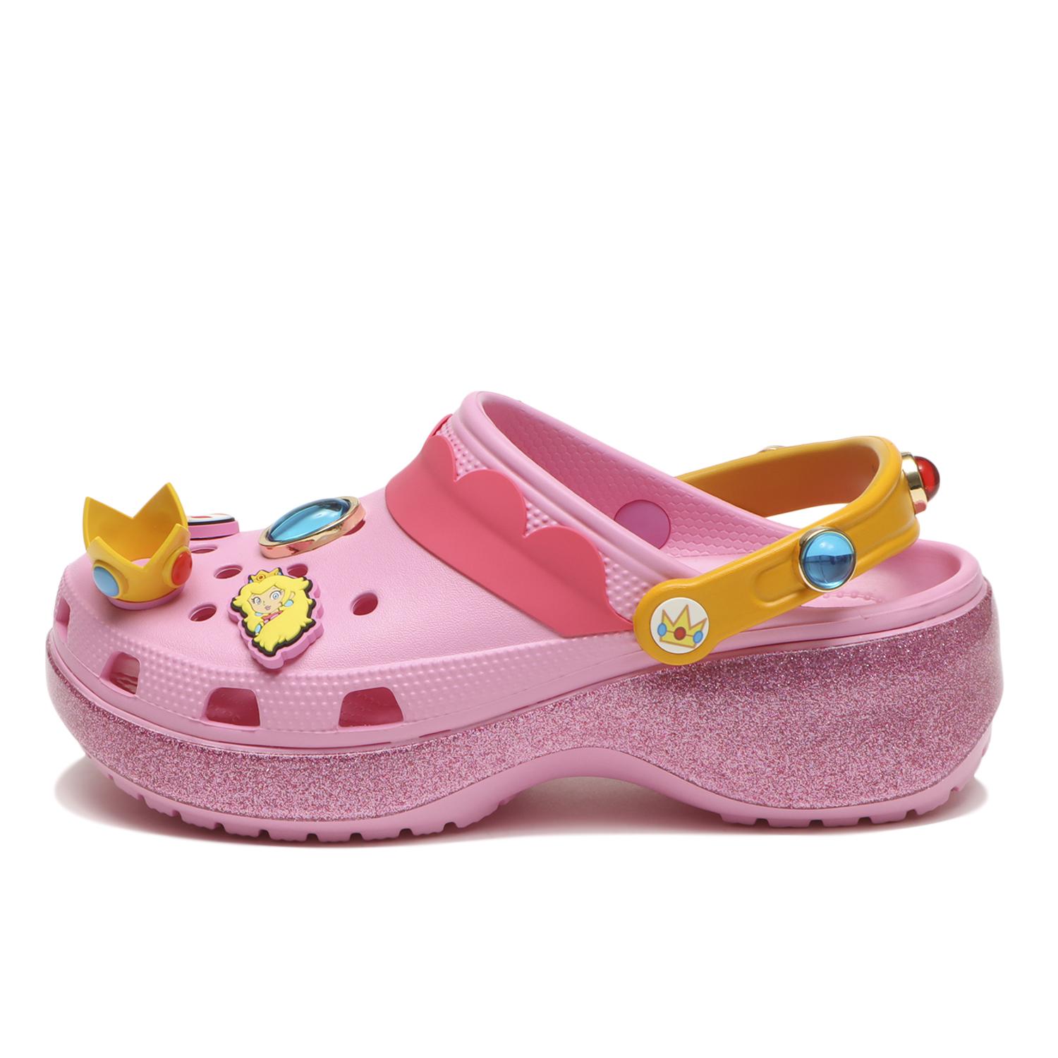 PEACH crocs】 クロックス PRINCESSPEACH CLS PLTFRM W ピーチ姫 クラシック
