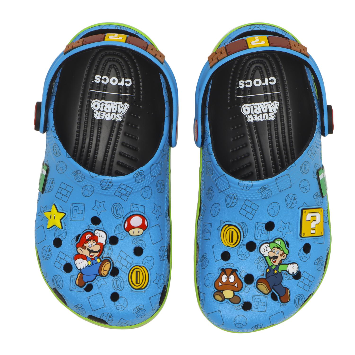 crocs】 クロックス 18-21SUPERMARIO CORE CLS MLT K スーパーマリオ