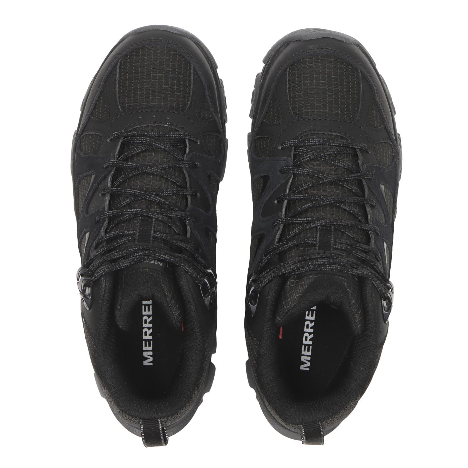 【美品24.5cm】MERRELL ブラック サンダル MERRELL】 メレル WS THERMO SNOW GRIP MID WF サーモスノーグリップ