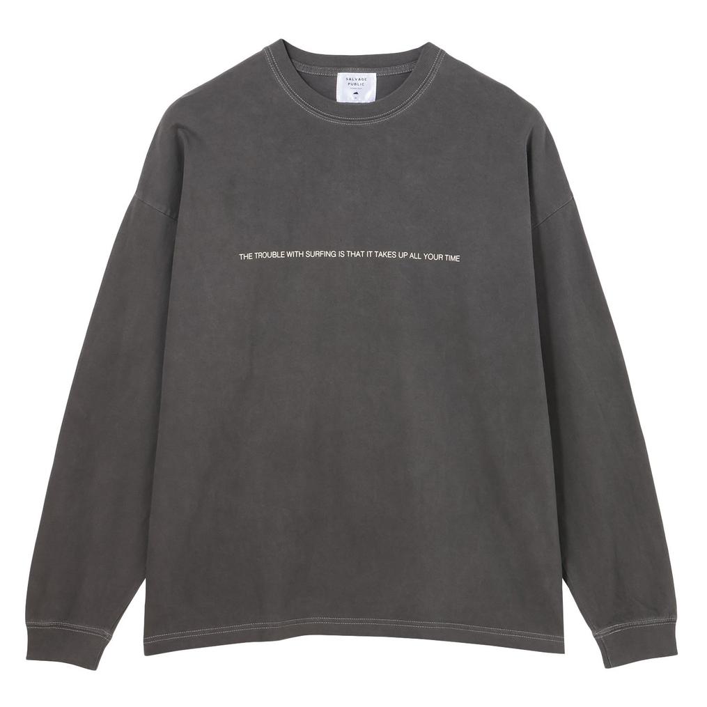  SALVAGE PUBLIC SALVAGE PUBLIC Pigment L/S Tee (Surfing)画像1