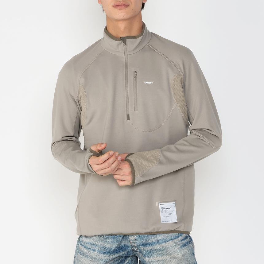 SATISFY SATISFY FuzzFleece Half-Zip｜OSHMAN