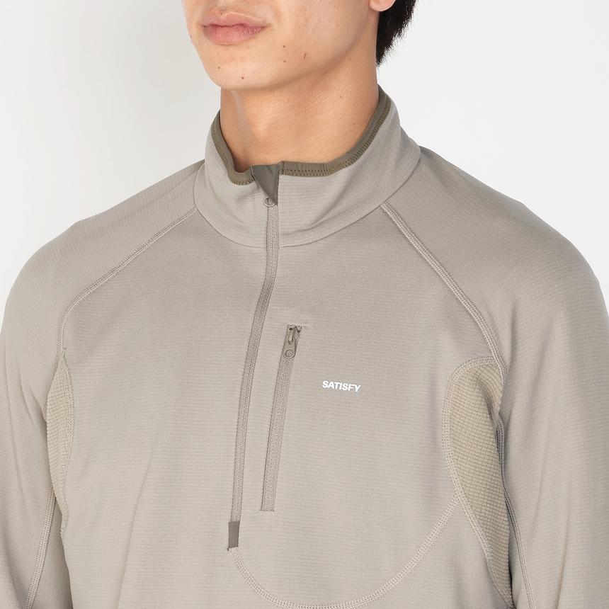 SATISFY SATISFY FuzzFleece Half-Zip｜OSHMAN