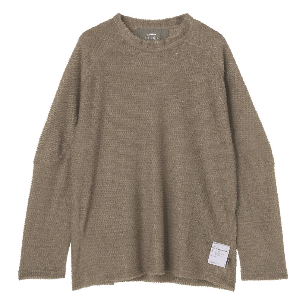  SATISFY SATISFY FuzzFleece AD Long Tee画像1