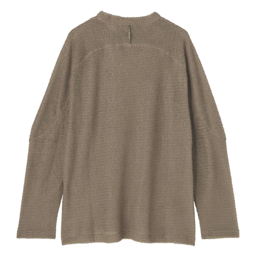 SATISFY SATISFY FuzzFleece AD Long Tee｜OSHMAN