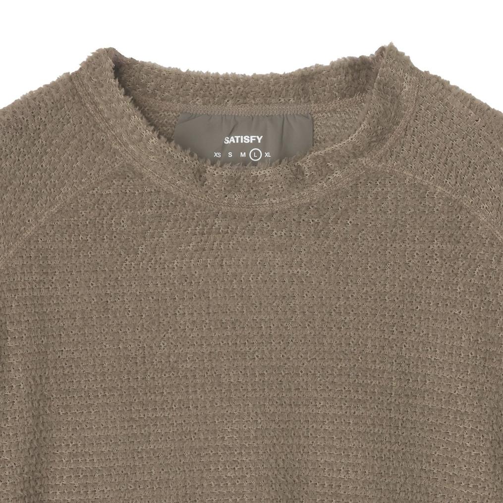  SATISFY SATISFY FuzzFleece AD Long Tee画像2