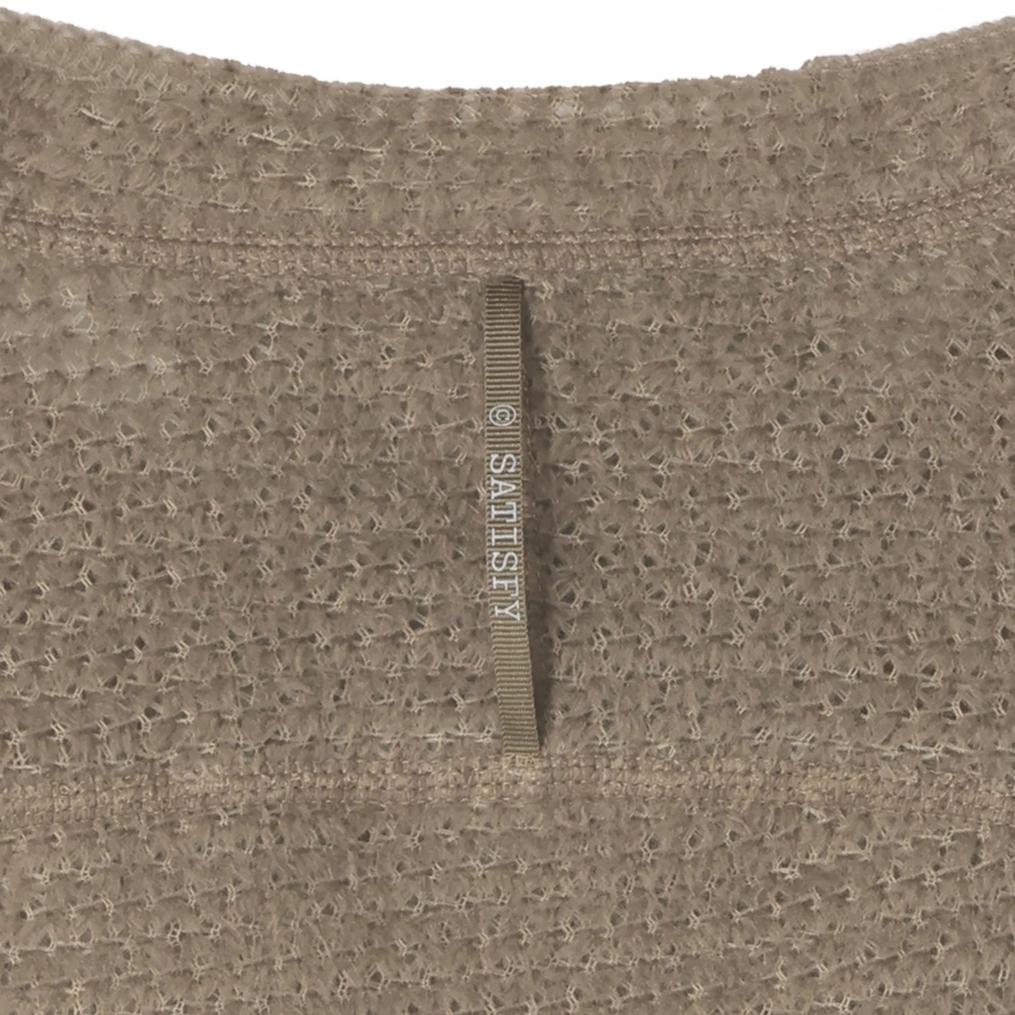  SATISFY SATISFY FuzzFleece AD Long Tee画像6