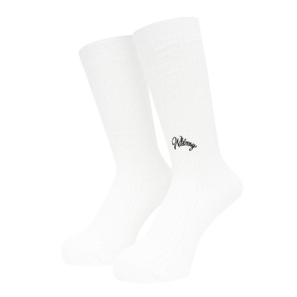 WHIMSY エムジェイ ソックス ホワイト F