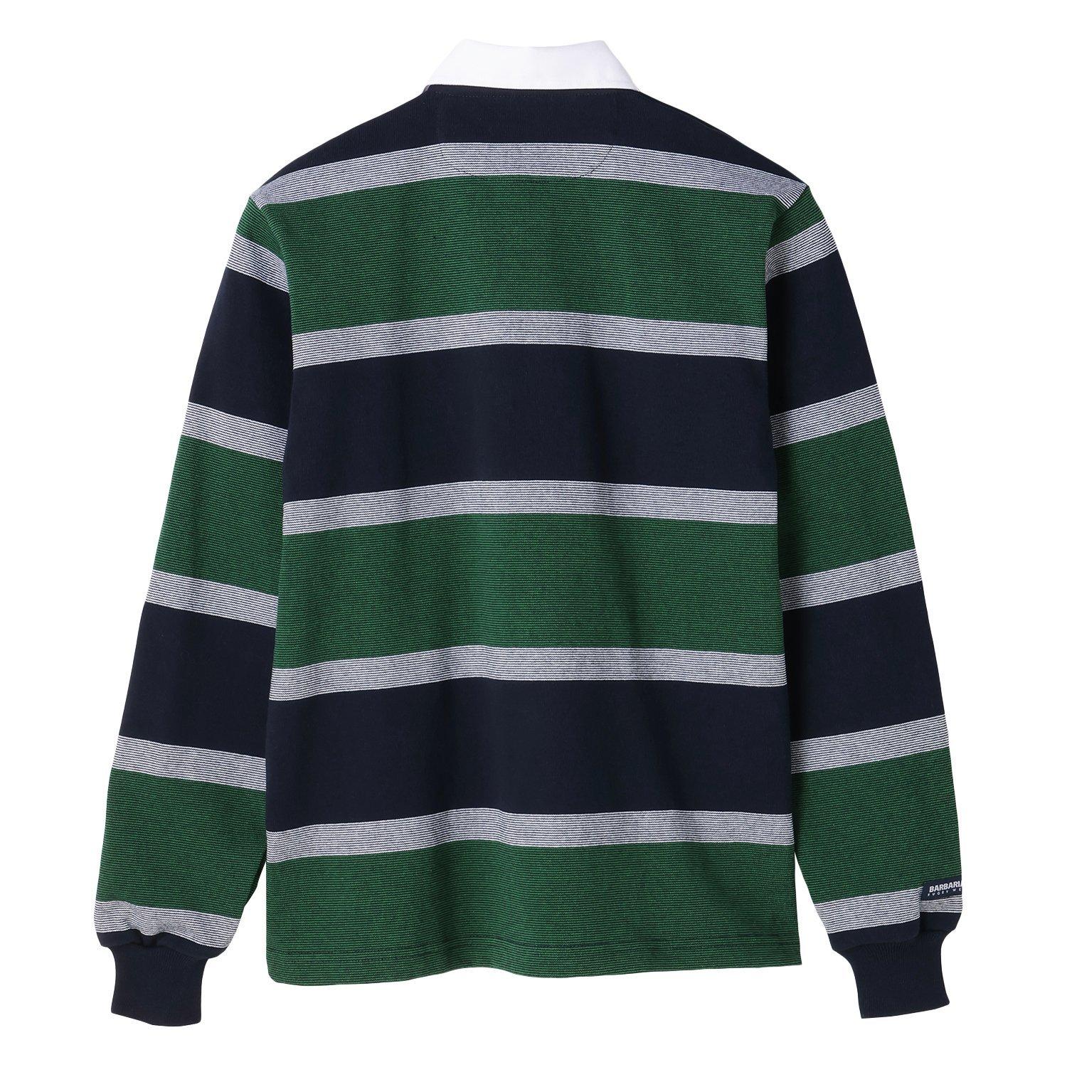 BARBARIAN BARBARIAN Rugby Shirt L/S Sierra Stripes｜OSHMAN'S