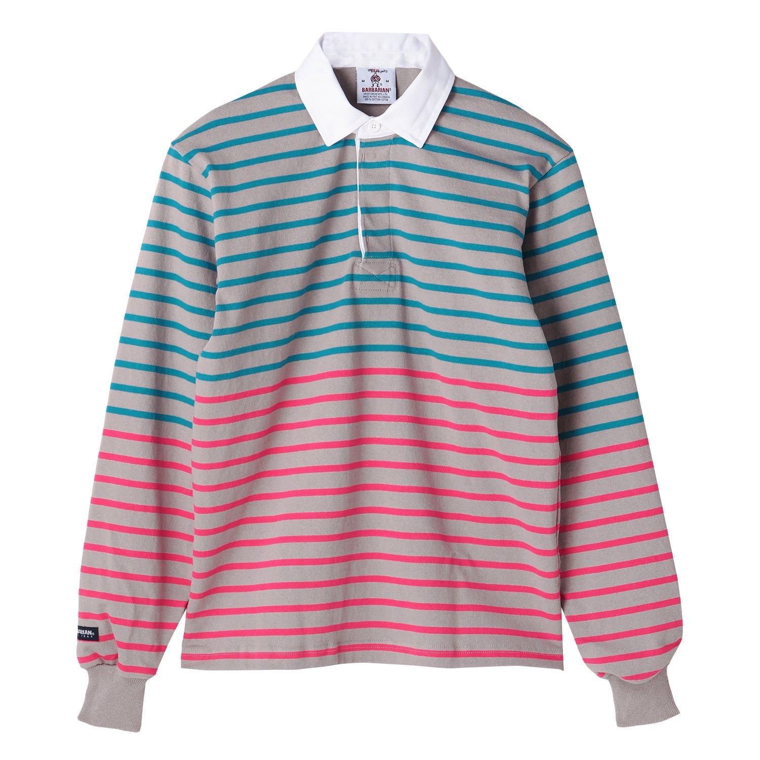 BARBARIAN 【オンライン限定価格】 Rugby Shirt L/S Boarder｜OSHMAN'S