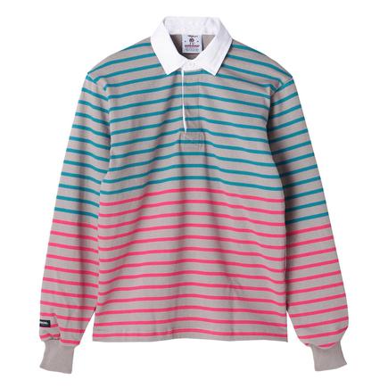 BARBARIAN ラグビーシャツロングスリーブボーダー