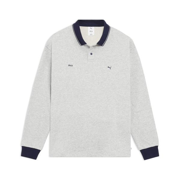 PUMA エイシー フットボール スウェットシャツ グレー M