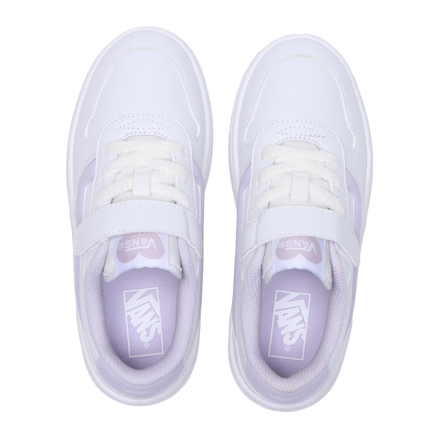 キッズ 【VANS】 ヴァンズ 17-22 IVY アイビー V2952K WHITE/LILAC