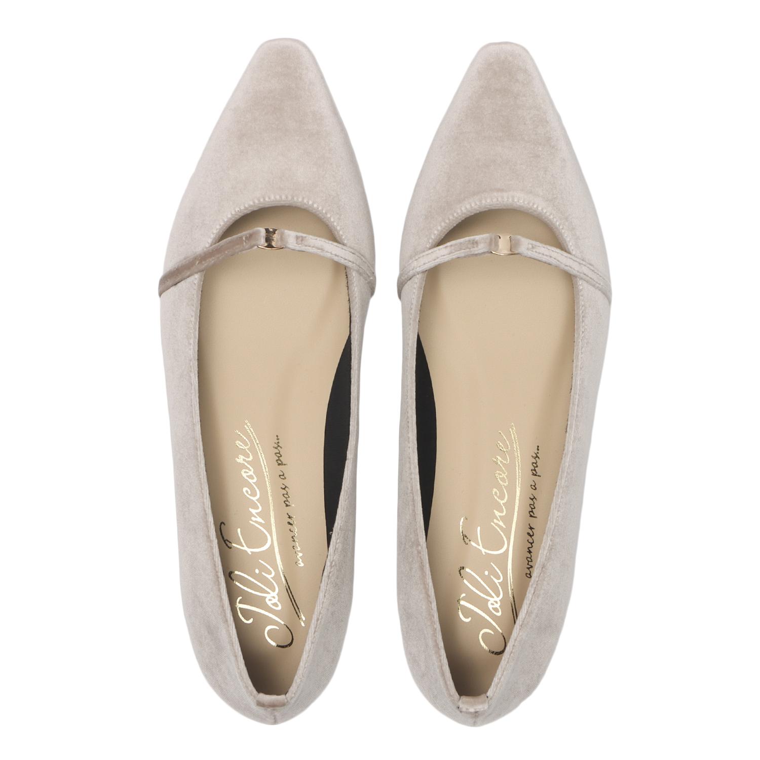 レディース 【JOLI ENCORE】 ジョリーアンコール GOLDPARTS PUMPS2