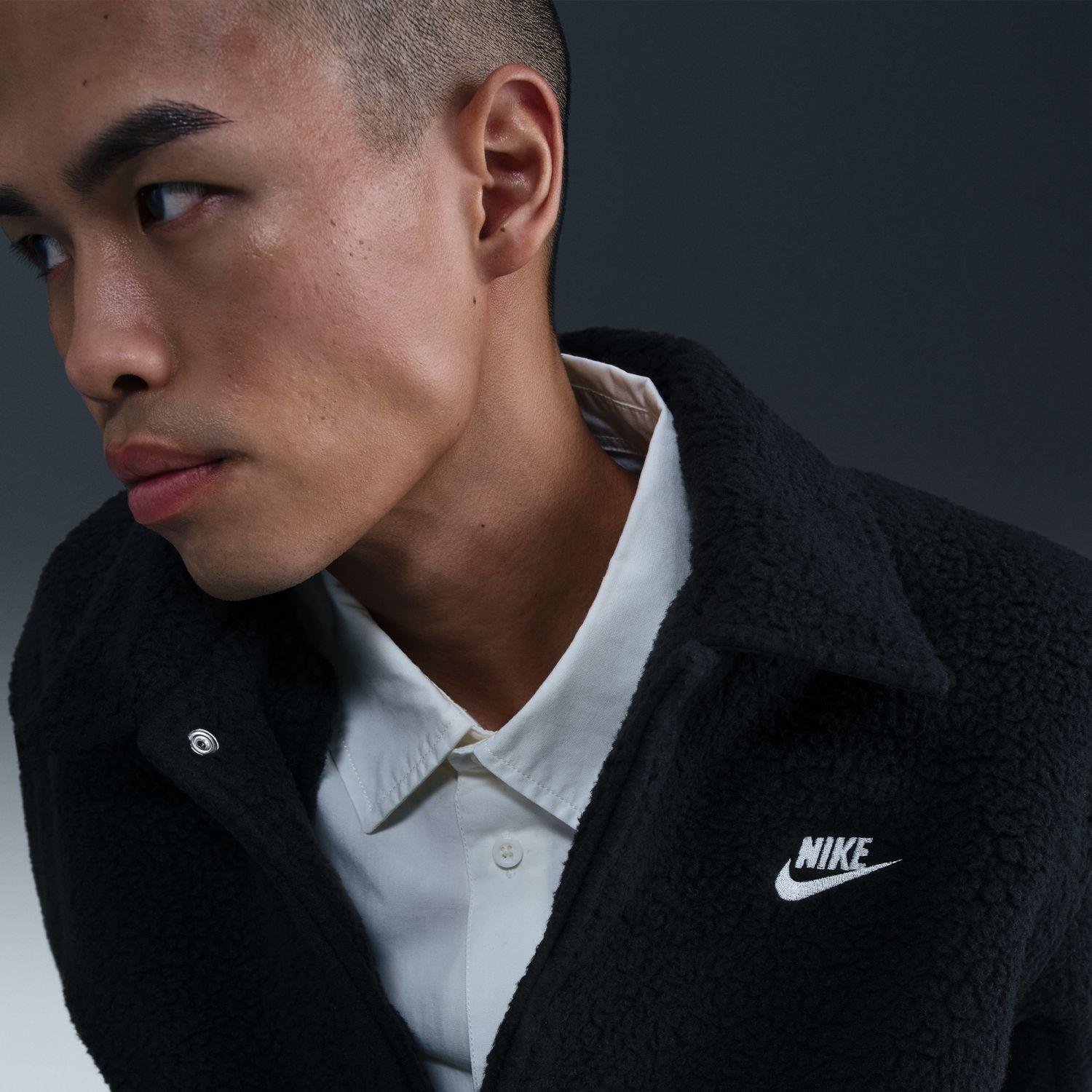 NIKE】 ナイキ M CLUB SHERPA COACHE ロングスリーブ HV1430 010BLK