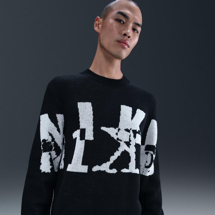 NIKE】 ナイキ M SWTR KNIT CREW MOP1 ロングスリーブ IM7566 010BLK 