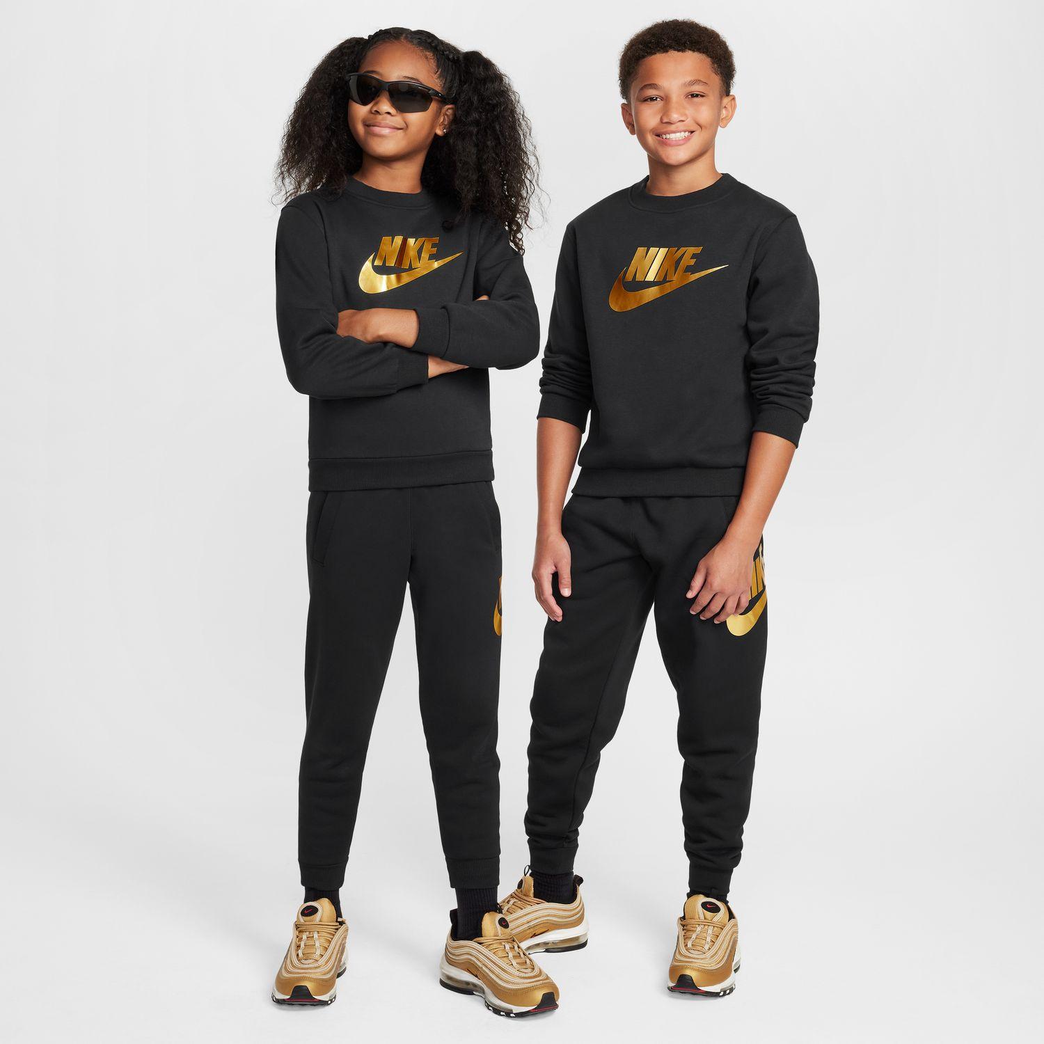 キッズ 【NIKE】 ナイキ K CLUB FLC CREW GOLD ロングスリーブ HQ0975