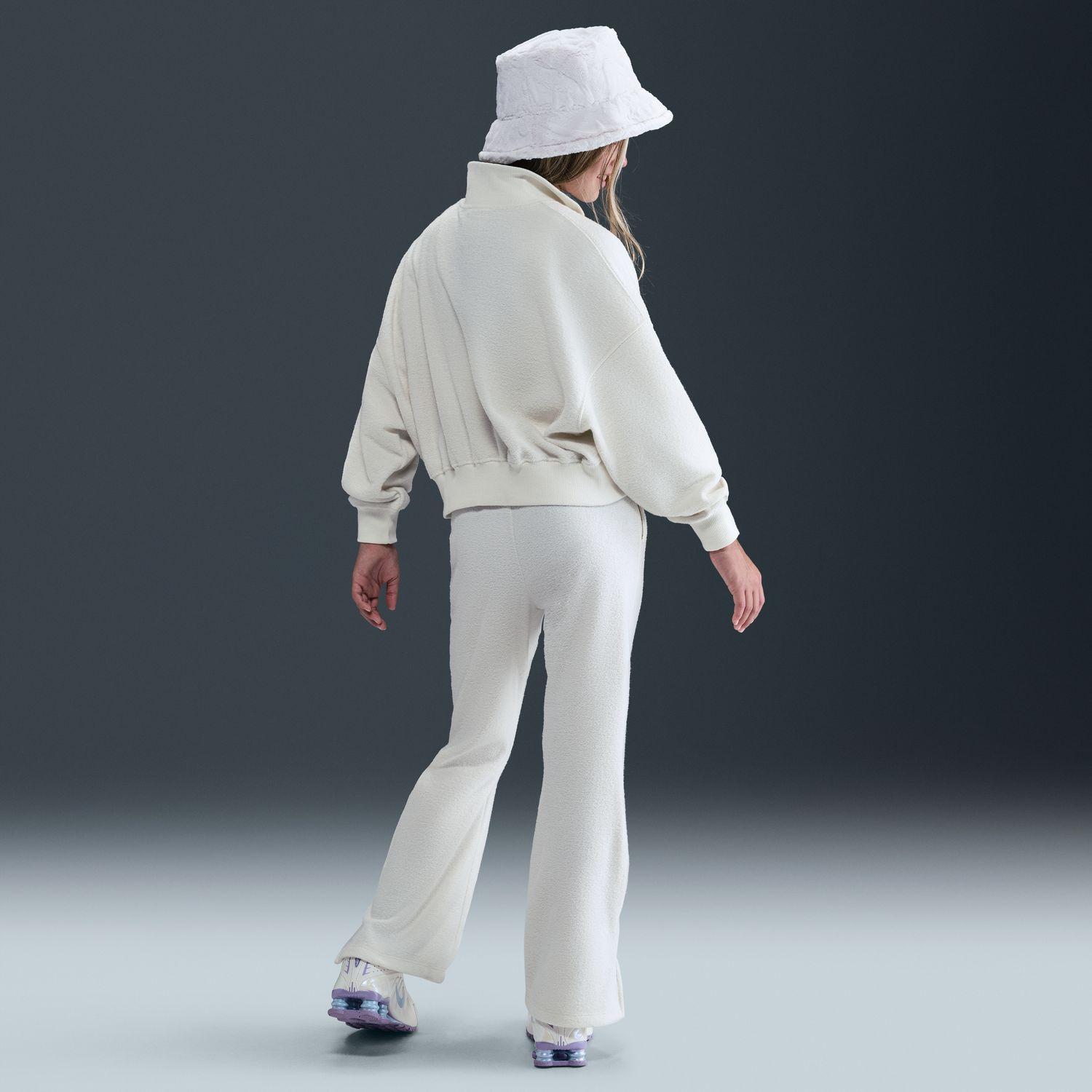 NIKE / スポーツウェアー/L/WHT キッズ 【NIKE】 ナイキ K FLC LS TOP 2 COZY スウェット HV0408