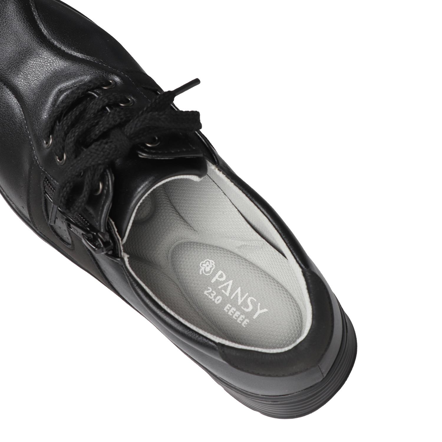 レディース 【PANSY】 パンジー WIDE LACE SHOES ワイド5Eレース