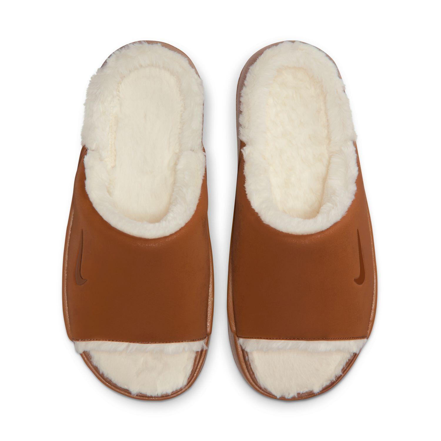 新品 NIKE カーム ファー サンダル ベージュ 25cm ナイキ