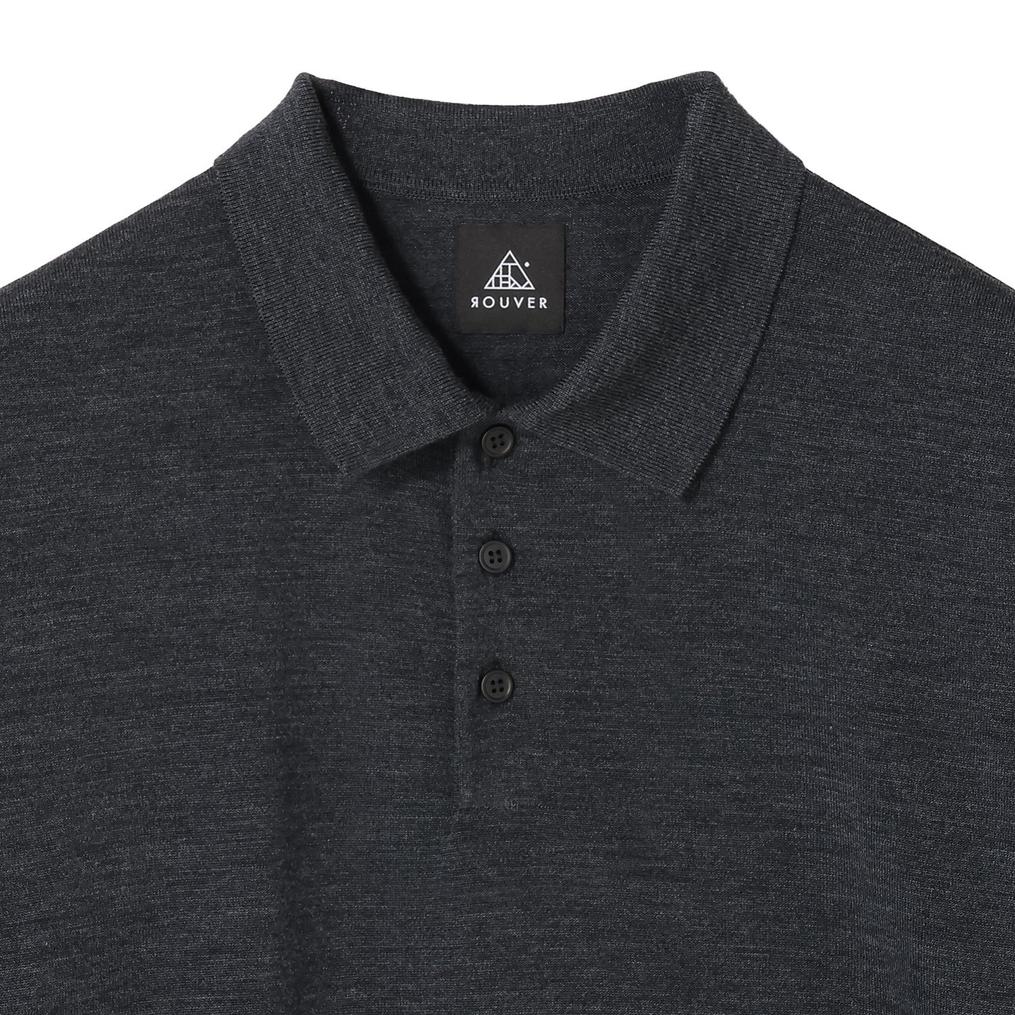  ROUVER ROUVER W's Merino Knit Polo OSHMAN'S SMU画像2