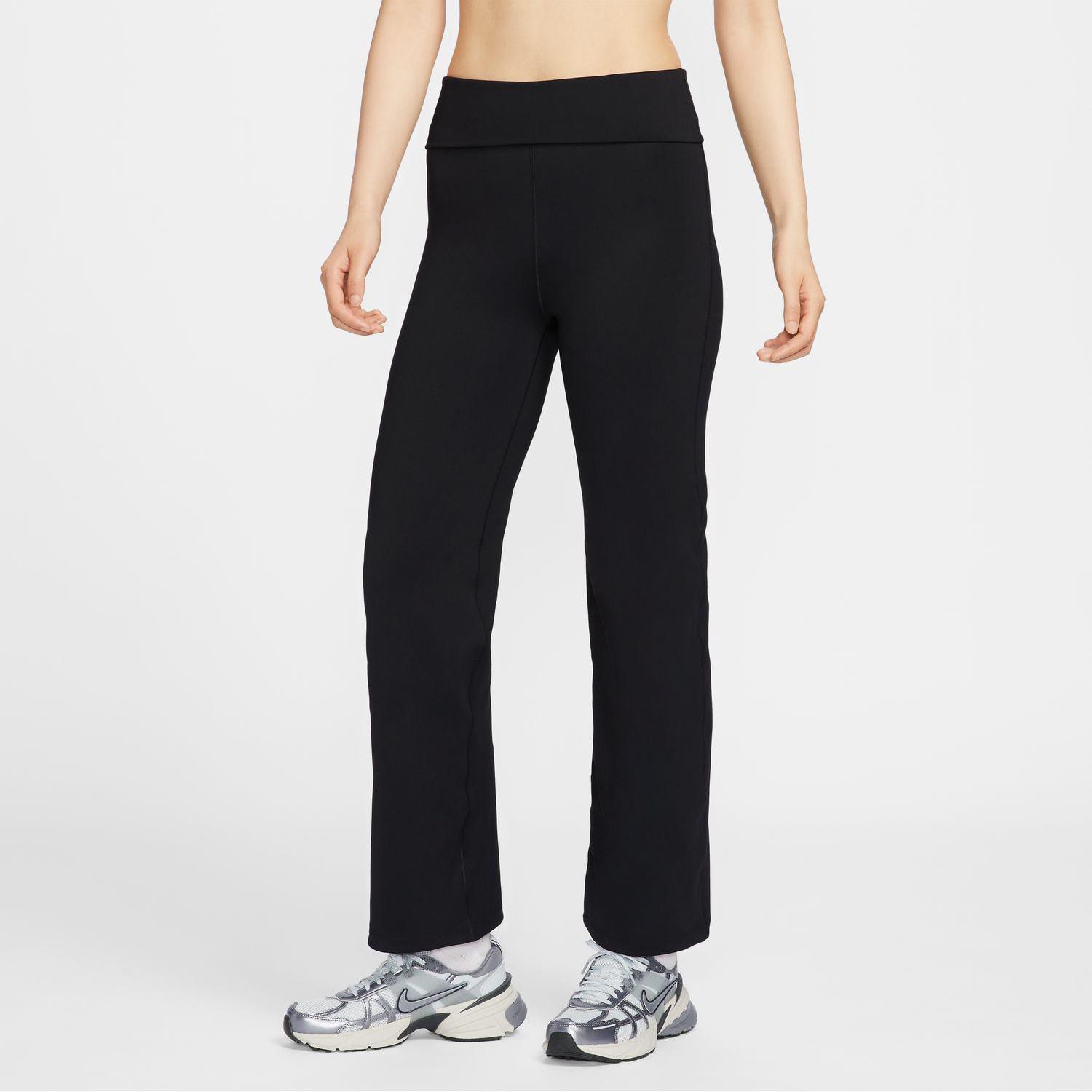 (取寄) ナイキ レディース ワン ドライ-フィット ハイウエスト フォールドオーバー パンツ Nike women One Dri-fit High-waisted Fold-over Pants Black NIKE NIKE One Dri-FIT Highwaist Fold Over Pants｜OSHMAN'S ONLINE
