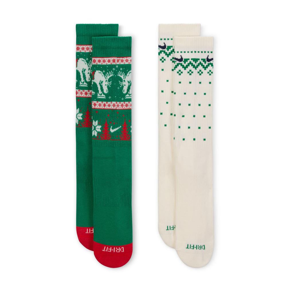  NIKE NIKE Everyday Plus Cushioned Winter Wonderland Crew Socks 3P画像1