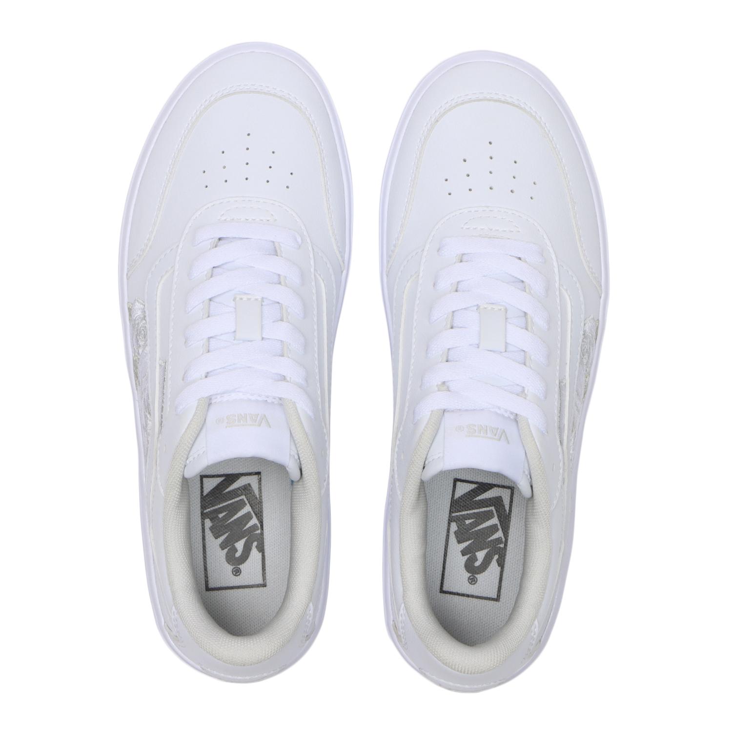 VANS 軽量シリーズ イサック VANS】 ヴァンズ ISSAC イサック V3942 EMB WHITE/ROSE | ABC-MART