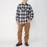 モデル：178cm / 着用サイズ：XL Sportswear SPORTS WEAR Print Flannel Shirts OSHMAN'S SMU画像2