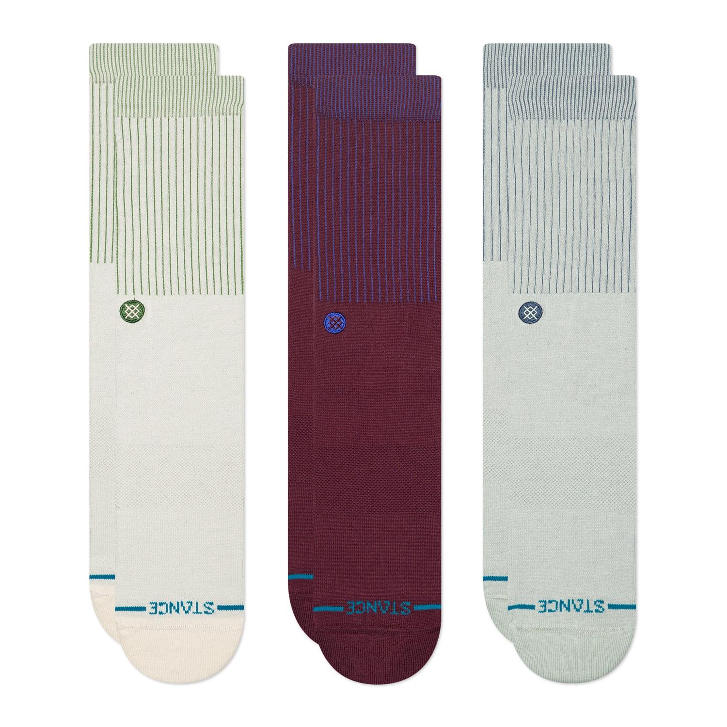  STANCE SOCKS ICON POP CREW 3 PACK画像1