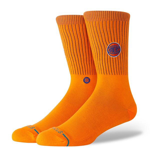 STANCE SOCKS ニックス バッジ クルー オレンジ L