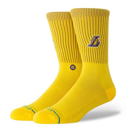 STANCE SOCKS レイカーズバッジドクルー