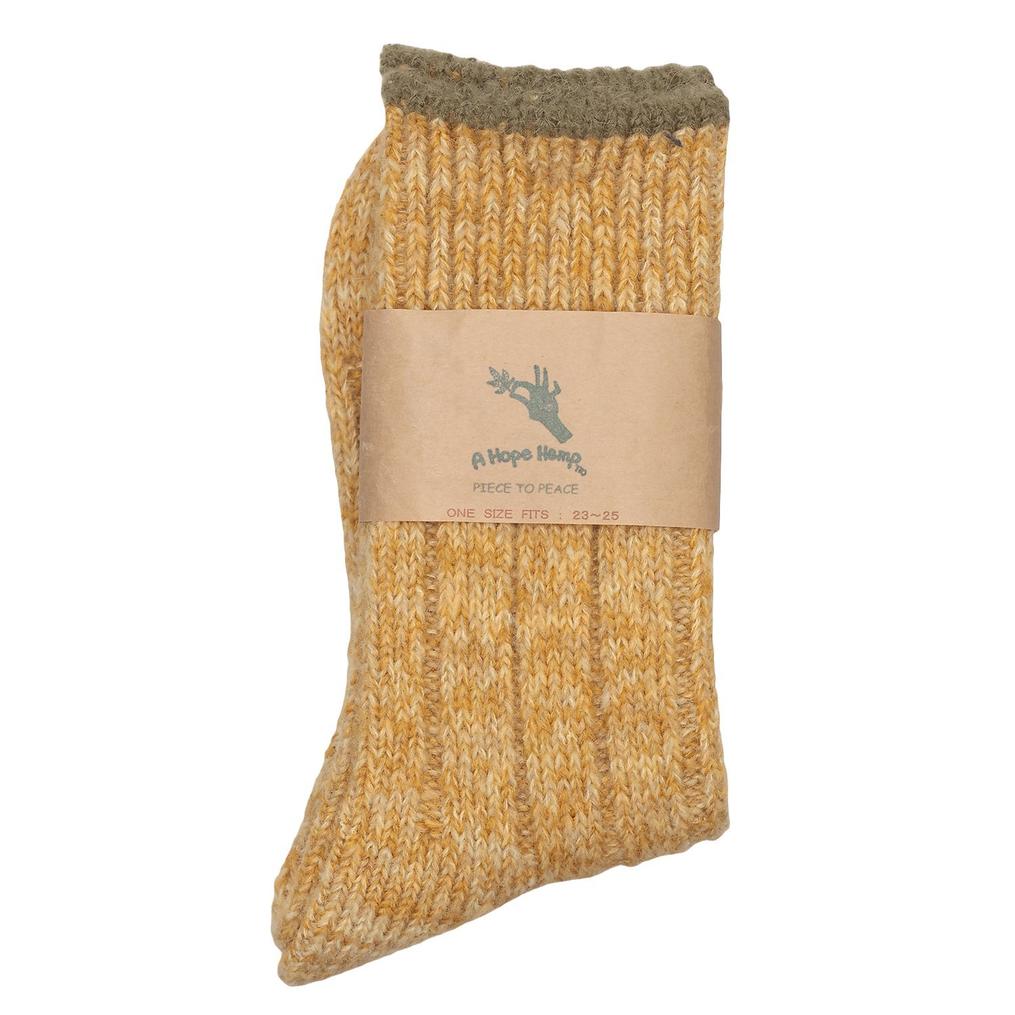  A HOPE HEMP A HOPE HEMP Mix Crew Wool画像1