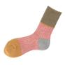  A HOPE HEMP A HOPE HEMP Color Block Crew Socks画像3