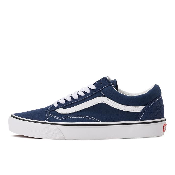 �y���������z �yVANS�z ���@���Y OLD SKOOL �I�[���h�X�N�[�� VN000D7ZFOB DEEP INDIGO 6(24cm)
