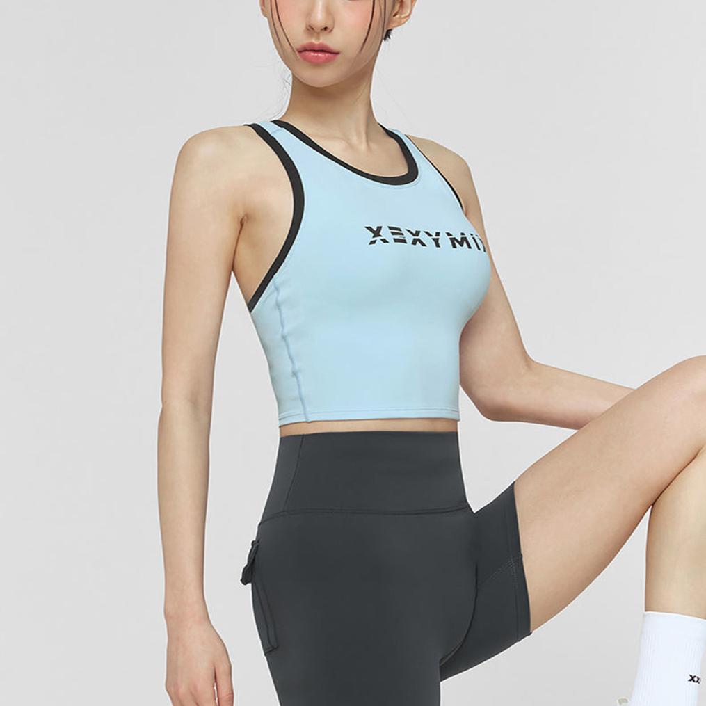  XEXYMIX XEXYMIX Sporty Logo Bra Top画像2