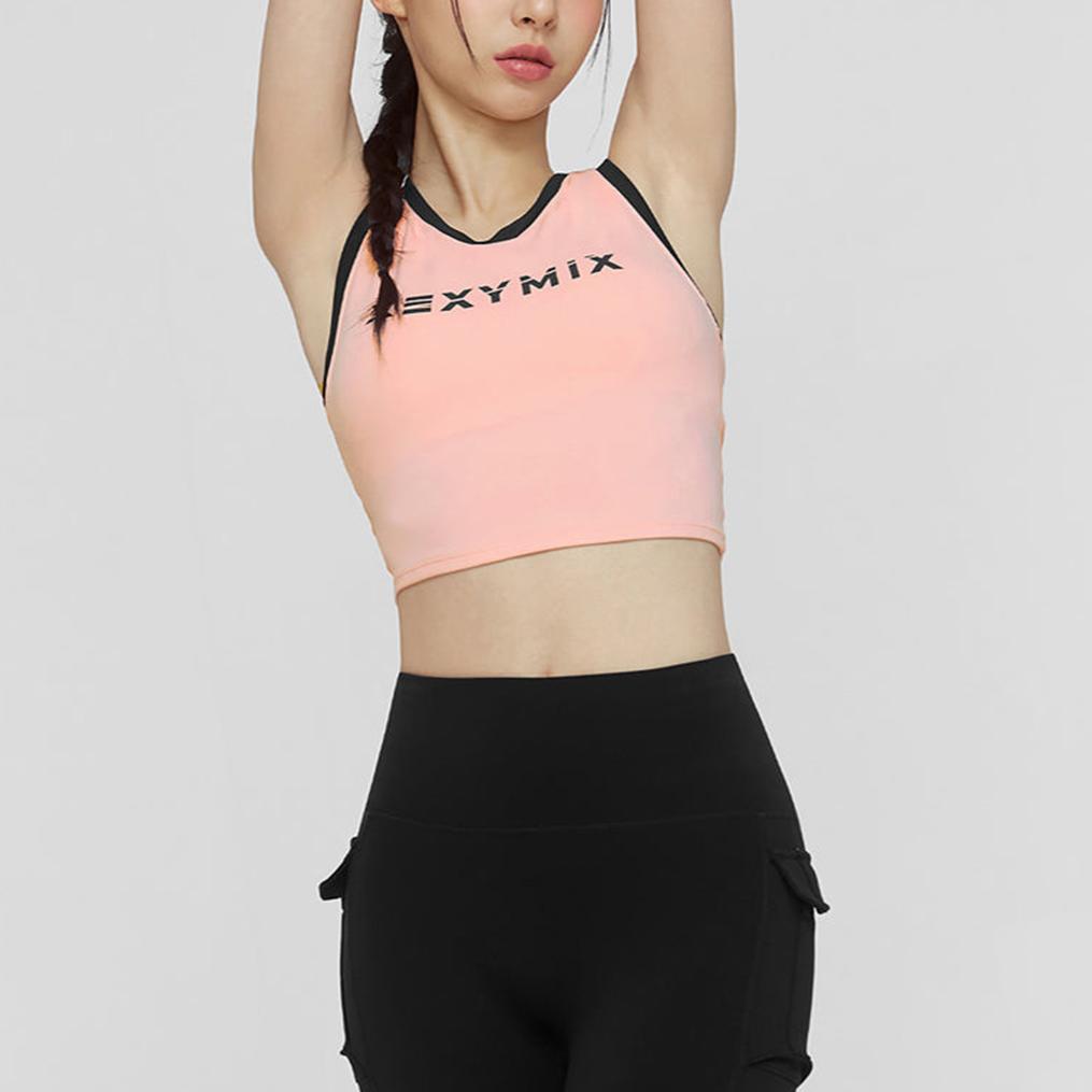  XEXYMIX XEXYMIX Sporty Logo Bra Top画像4