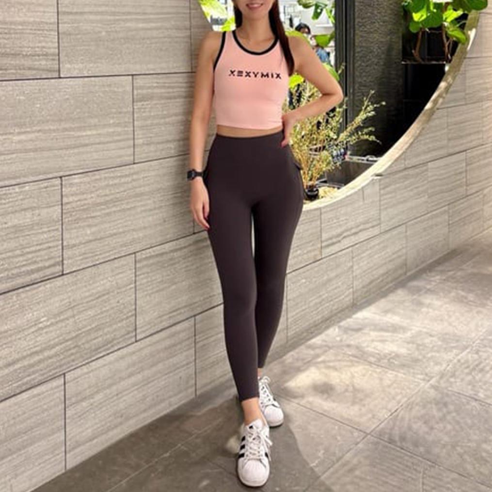  XEXYMIX XEXYMIX Sporty Logo Bra Top画像9