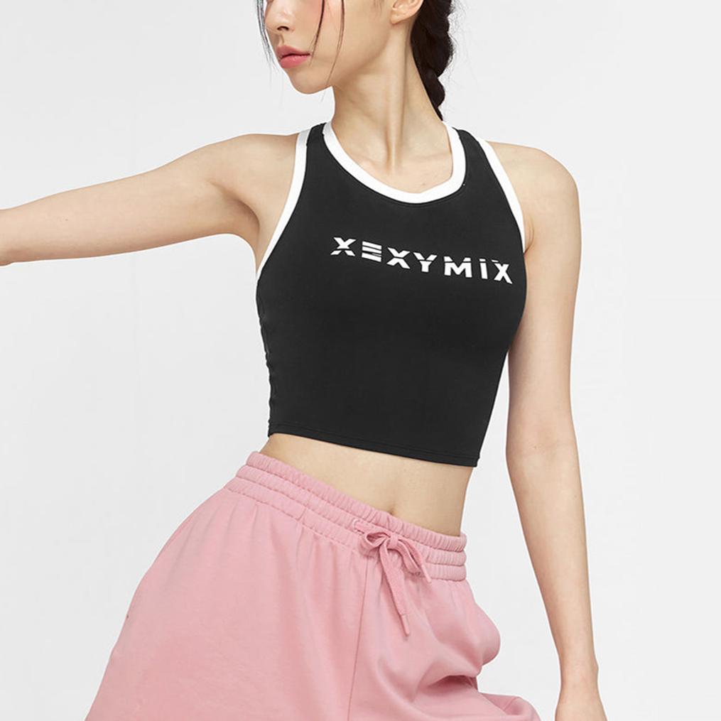  XEXYMIX XEXYMIX Sporty Logo Bra Top画像3